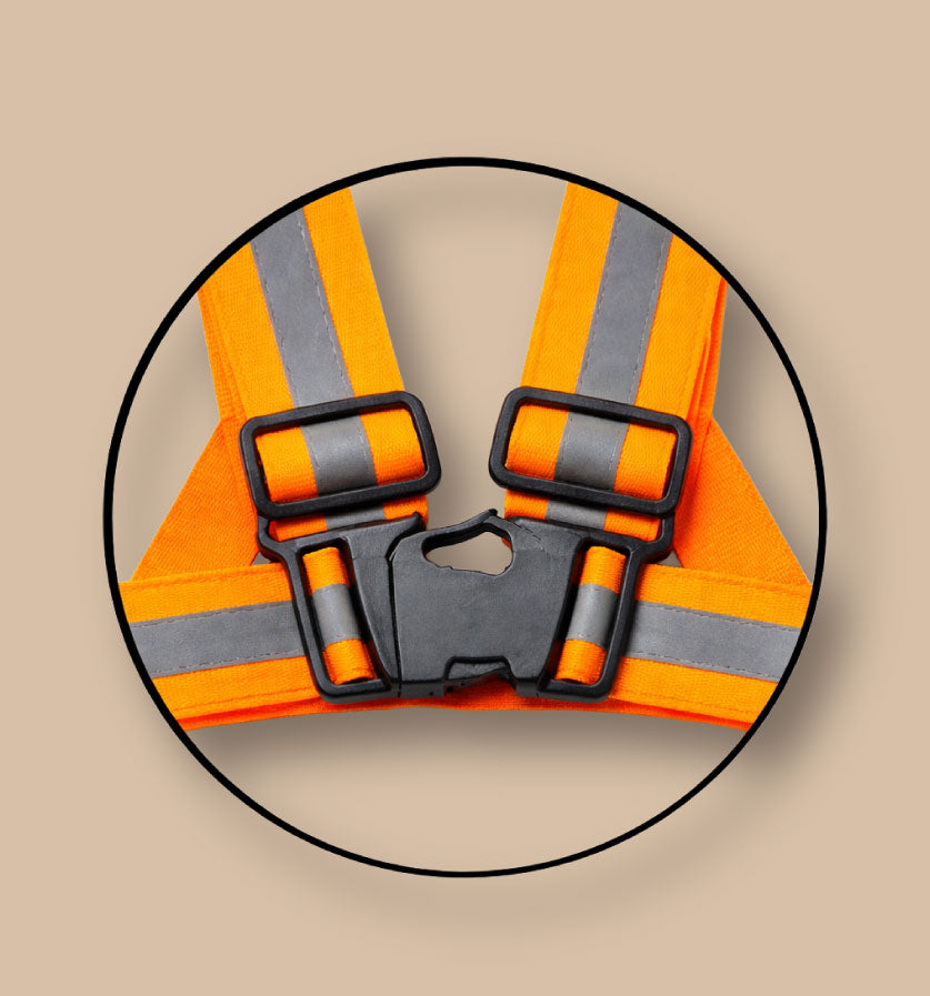 CHALECO DE SEGURIDAD ELÁSTICO DE ALTA VISIBILIDAD 360°