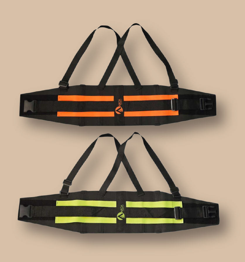 FAJA ERGONÓMICA DE SOPORTE LUMBAR CON TIRANTES