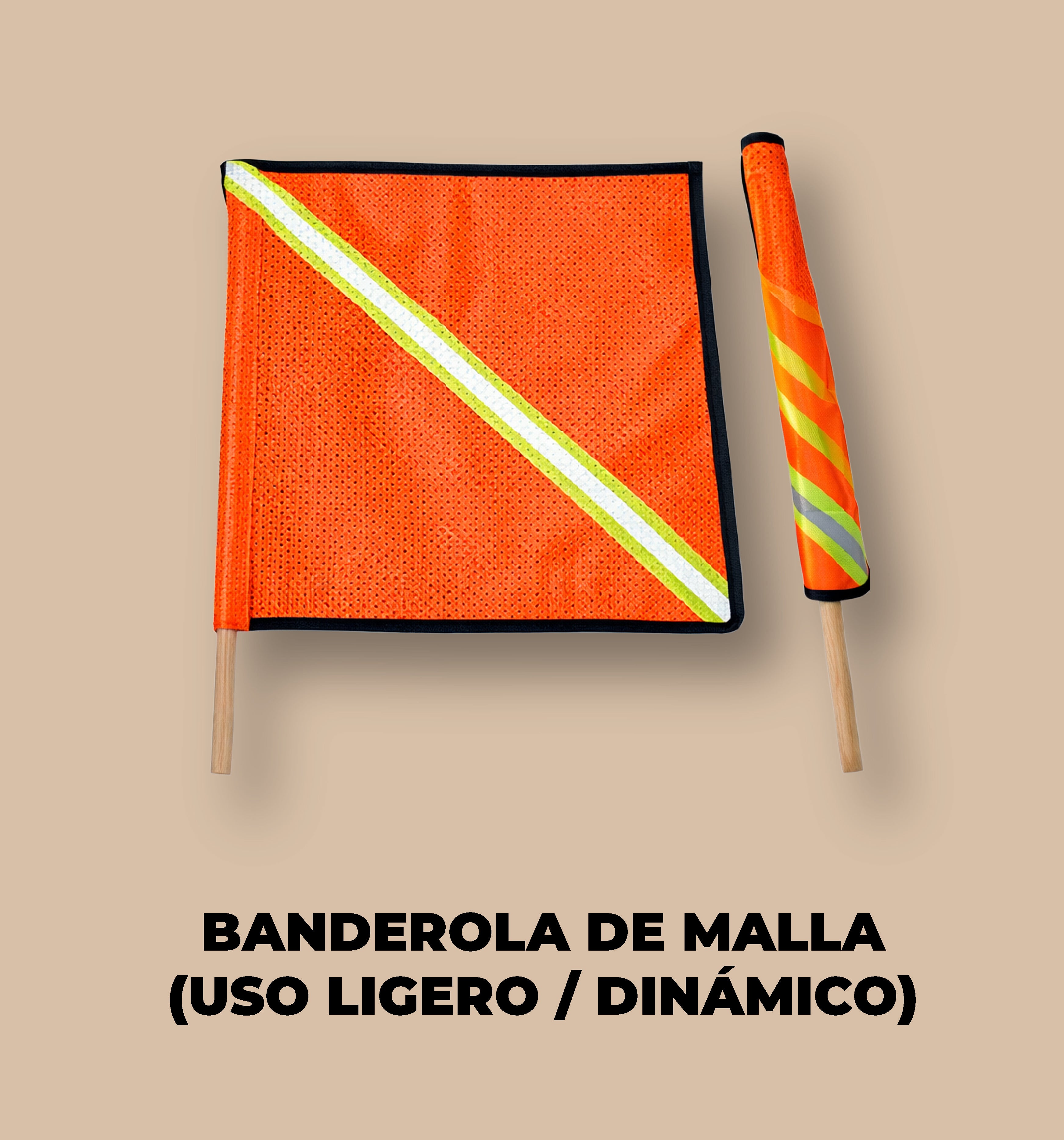 BANDEROLA DE MALLA (USO LIGERO / DINÁMICO)